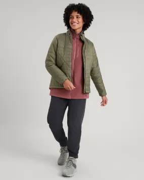 Heli R Women's novaLOFT Jacket - Beech Reversible Layer Double Stitch Seams