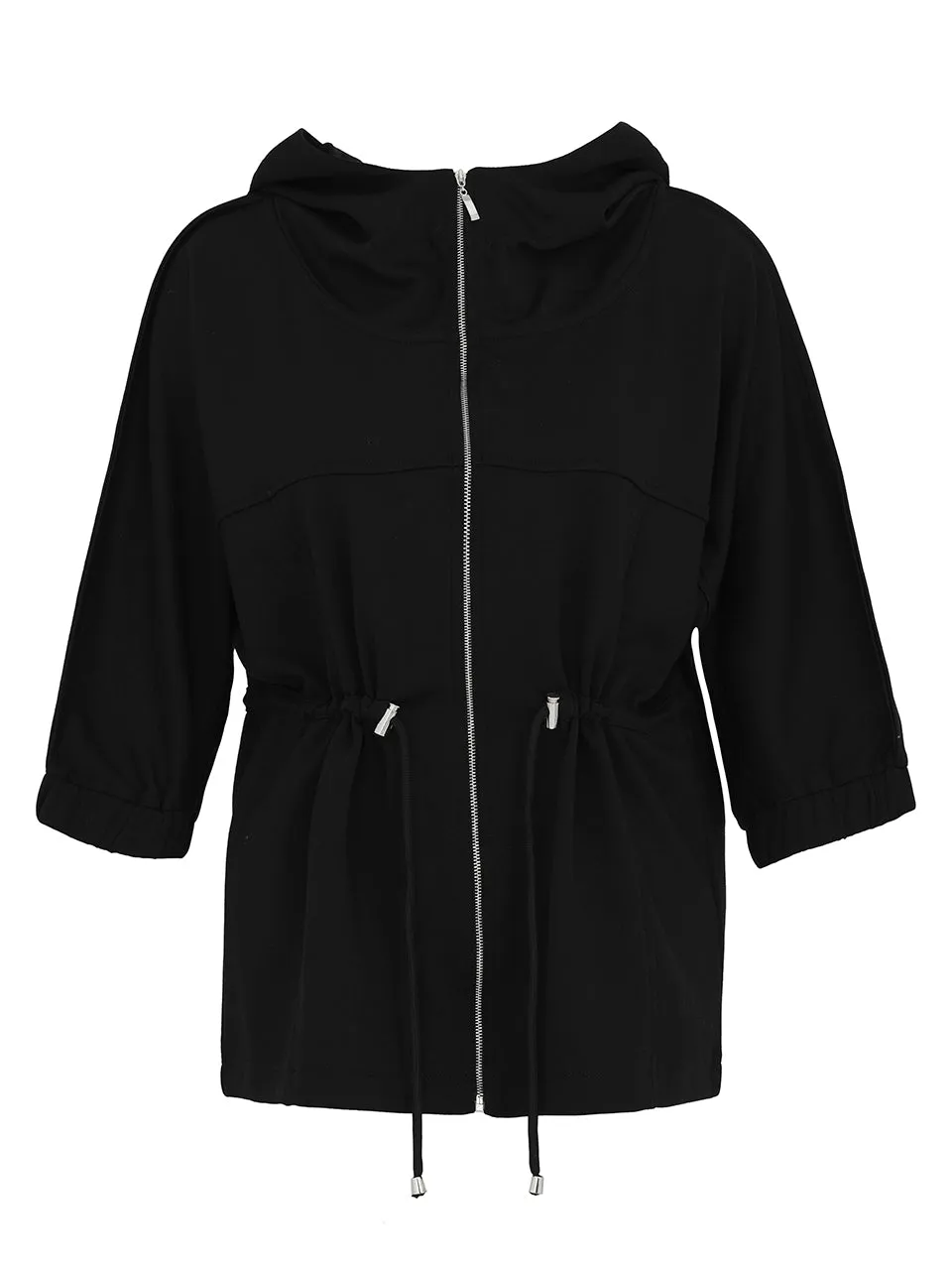 Ever Sassy - 13501 Toggle Weekend Jacket Stretchable Material Flexible Cuffs