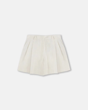 Stretch Support Fit Wide fit linen shorts