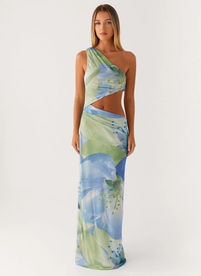Luxe Look Form Fit Wilder Maxi Dress - Flower Print