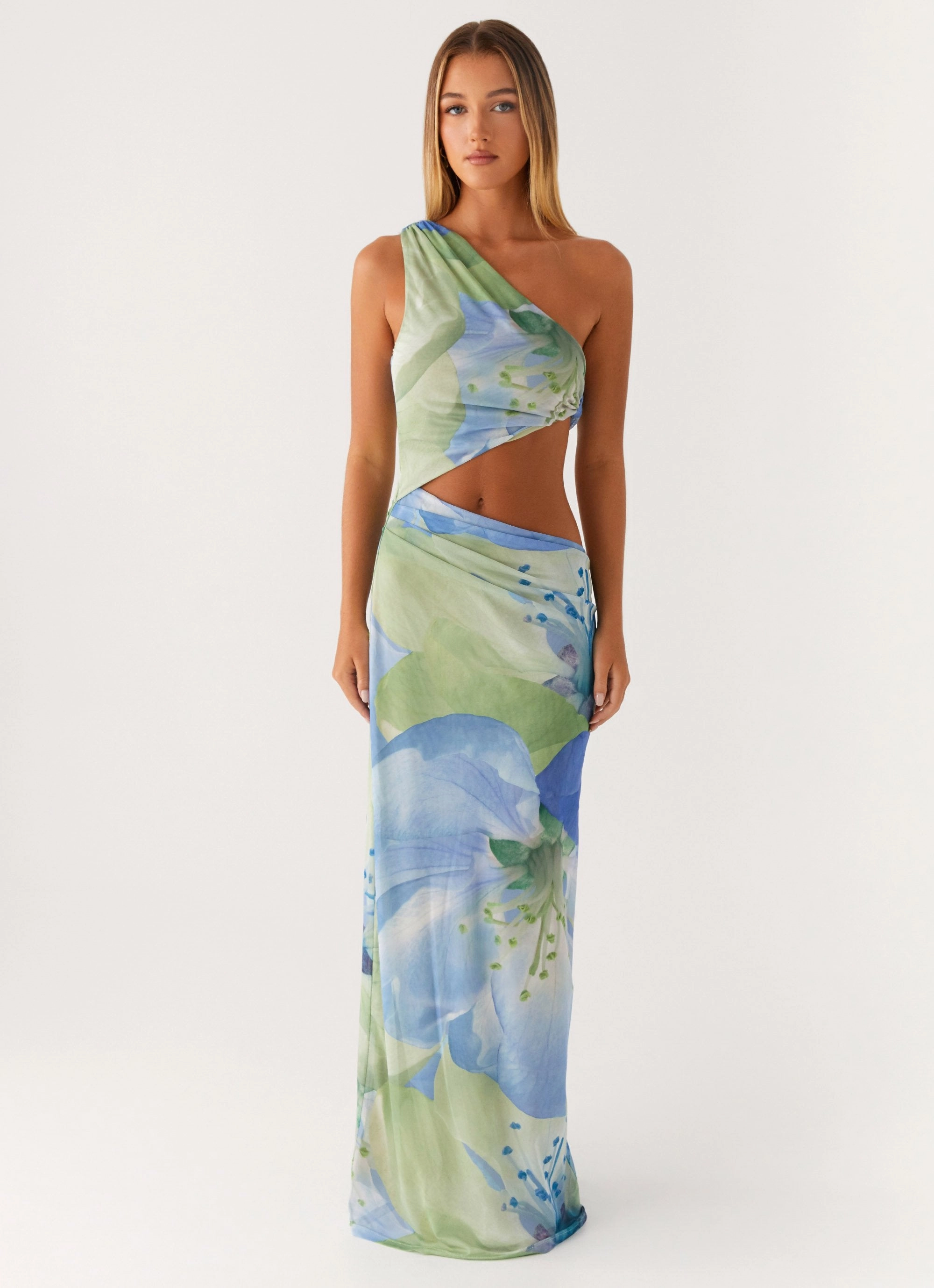 Luxe Look Form Fit Wilder Maxi Dress - Flower Print