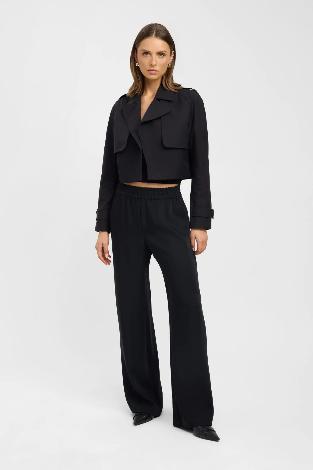 Airtight Seam Sealing TapedZippers Willa Cropped Trench