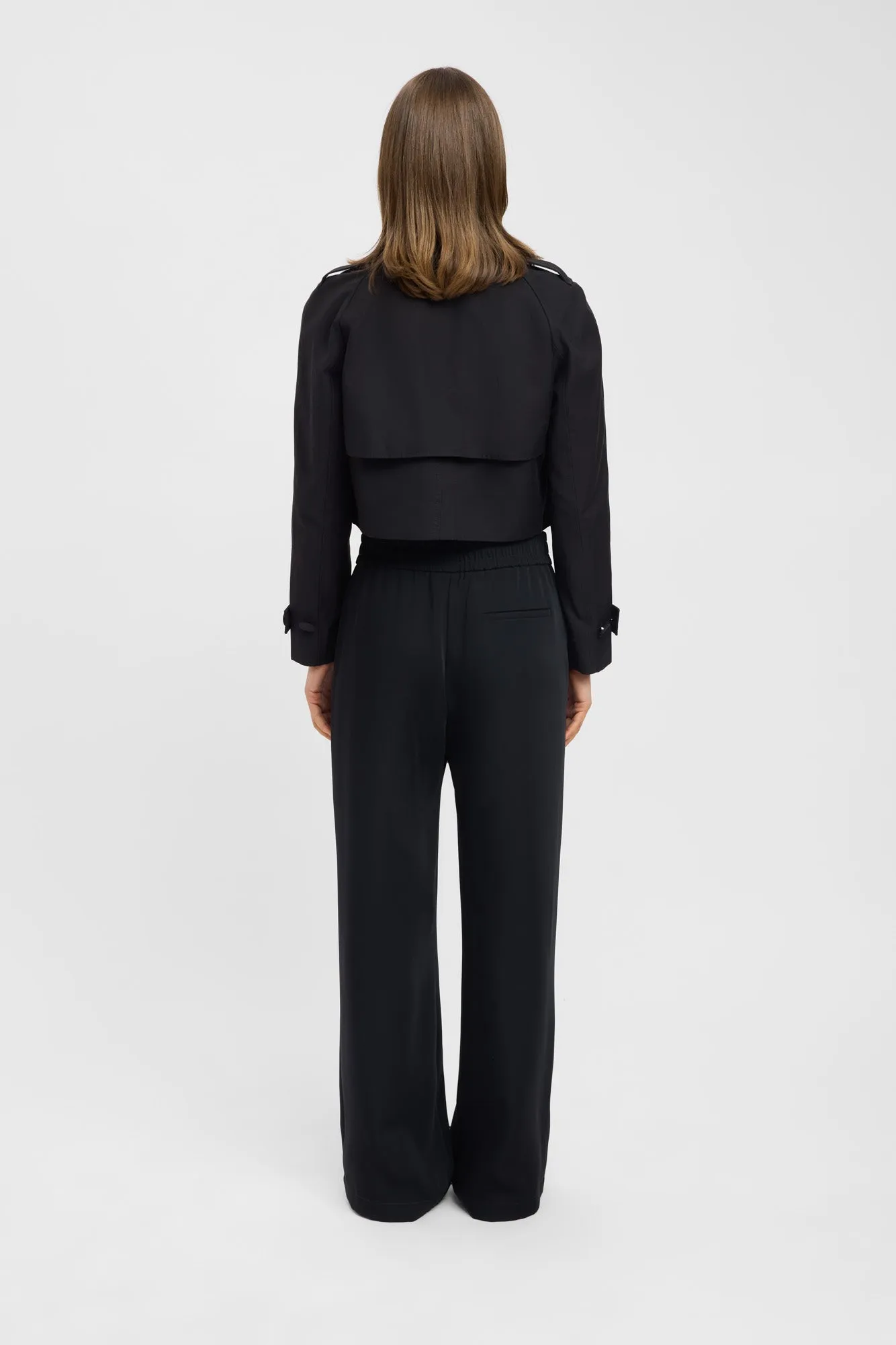 Reinforced Stitching Willa Cropped Trench