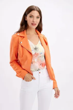 Frank Lyman - 246214U Soft Zip Jacket Thermal Lining Mild Day Outfit