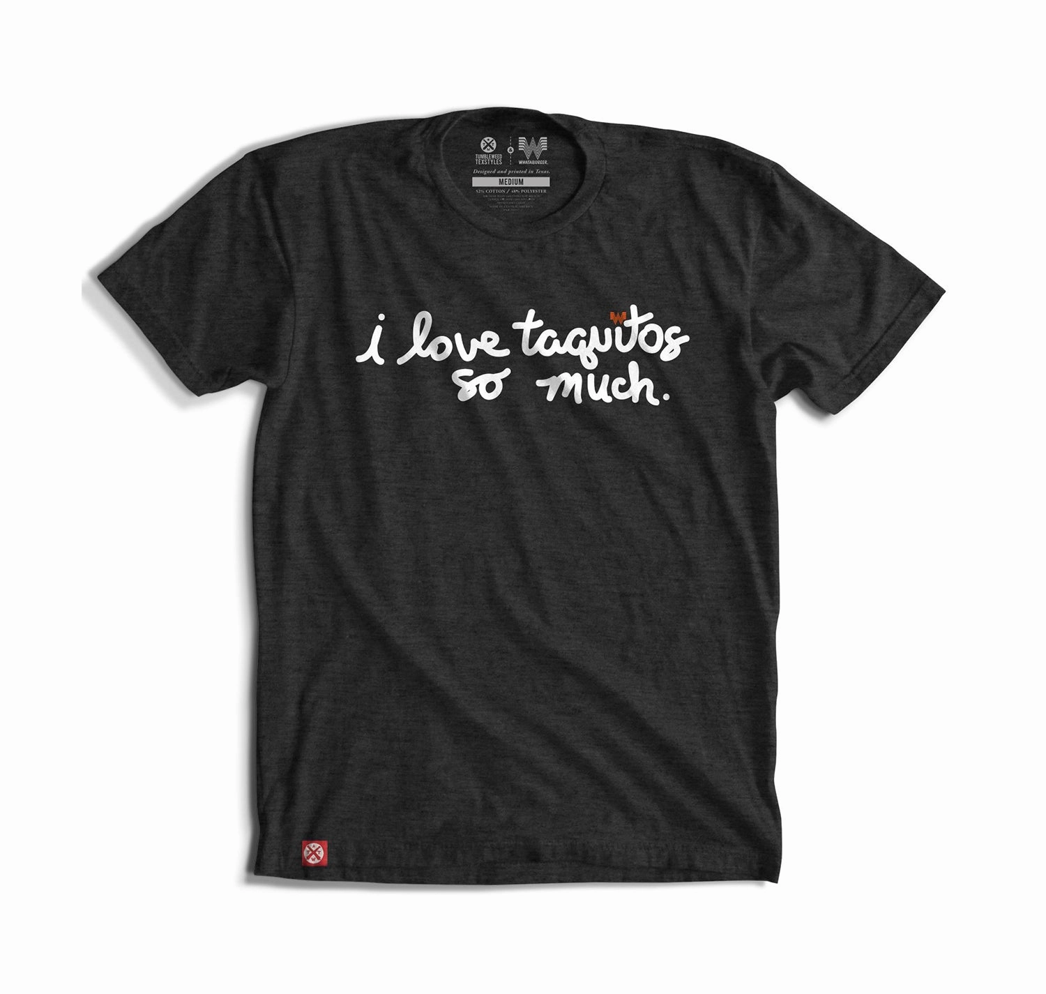 Contrast Stitch I Love Taquitos Tee