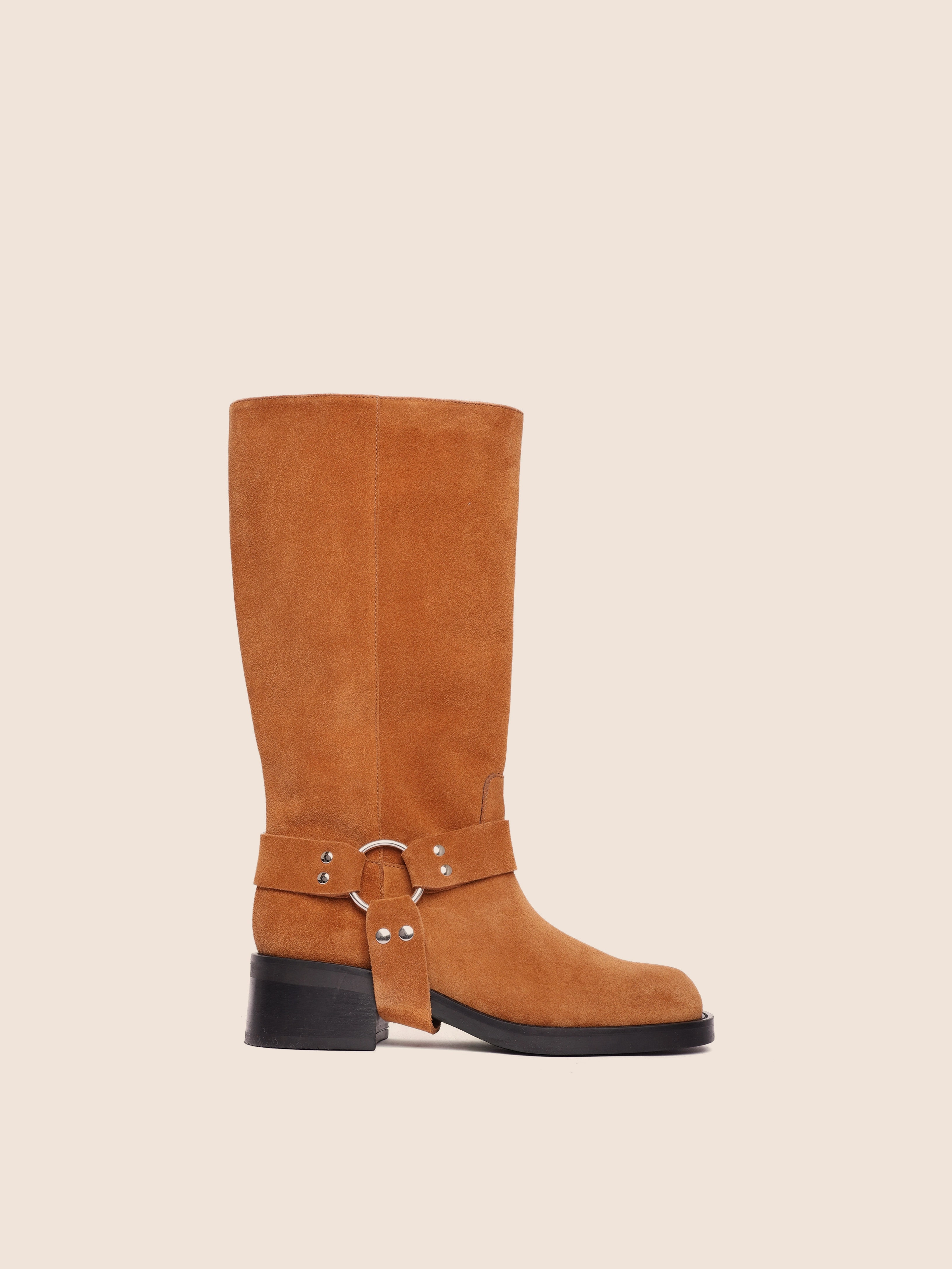 Lucca Honey Suede Boot Low Profile Trail Exploration