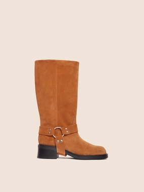 Lucca Honey Suede Boot Low Profile Trail Exploration