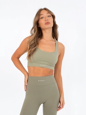 exercise Elastic stitching seams Ultimate Active Bra - Olive