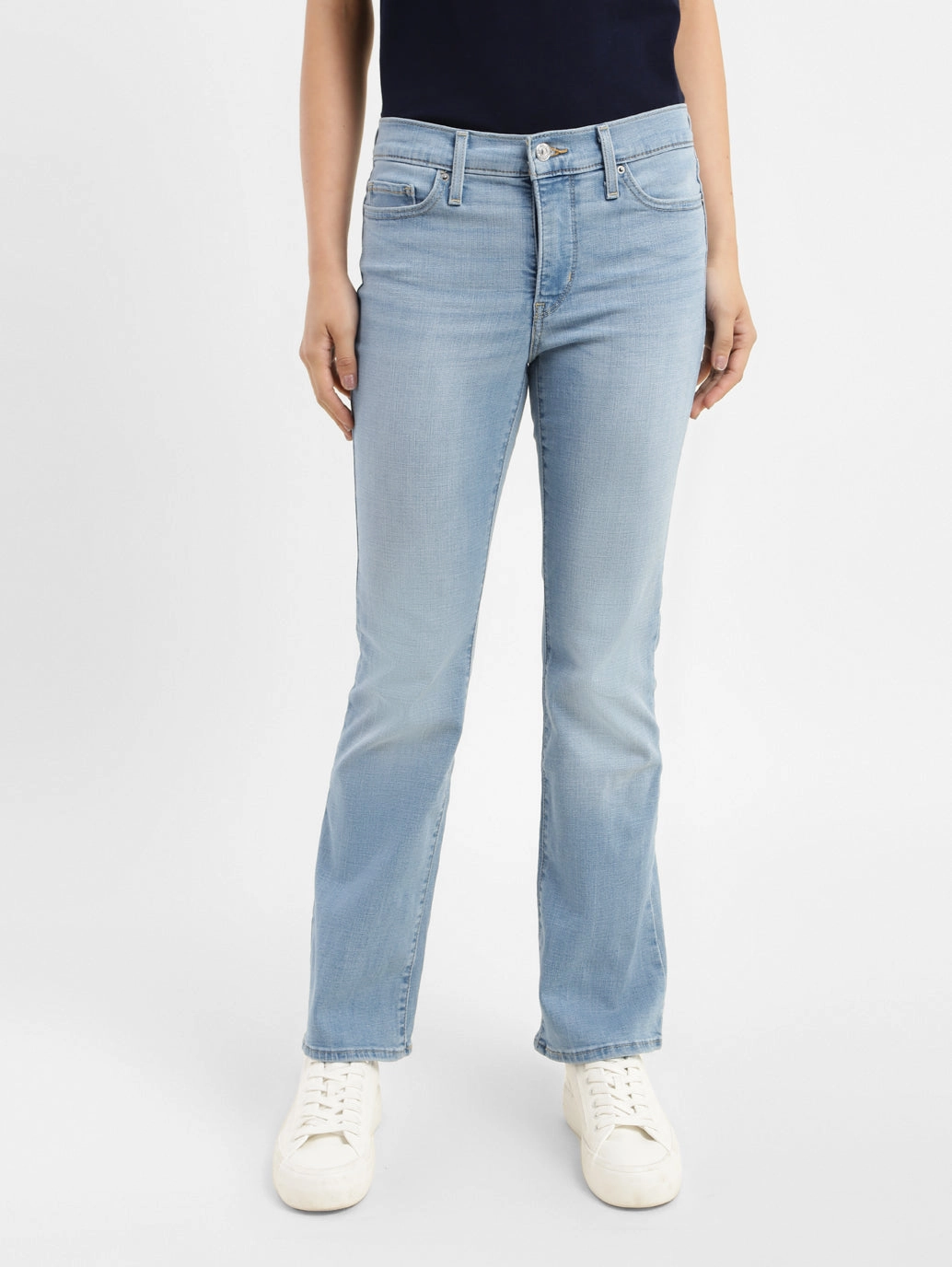 Women's 315 Blue Flared Fit High Rise Jeans Street Smart