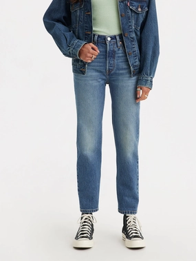 Travel Light Function Ready Women's 501 Blue Straight Fit Mid Rise Jeans