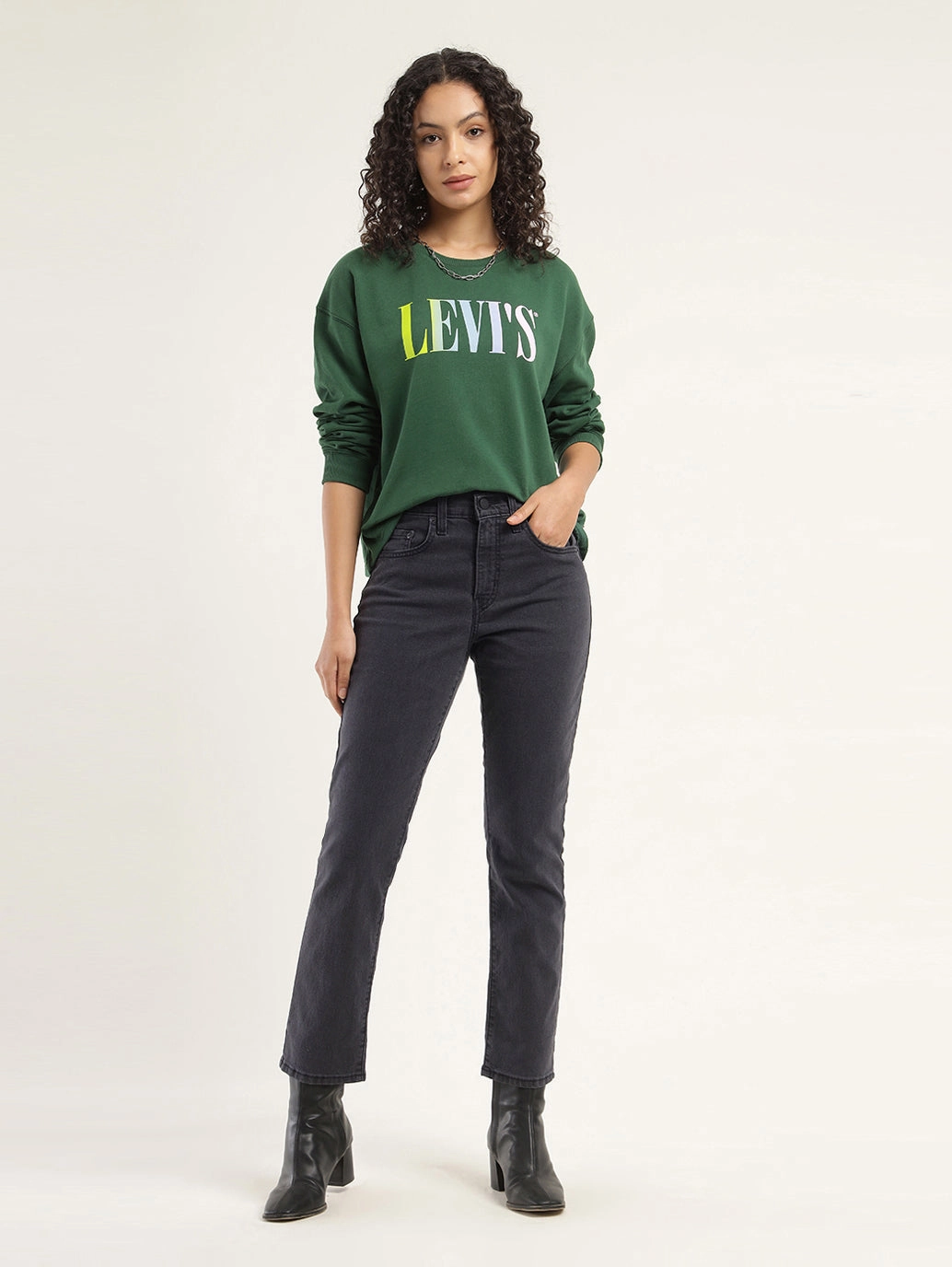 Women's 710 Black Skinny Fit High Rise Jeans Quality Wear