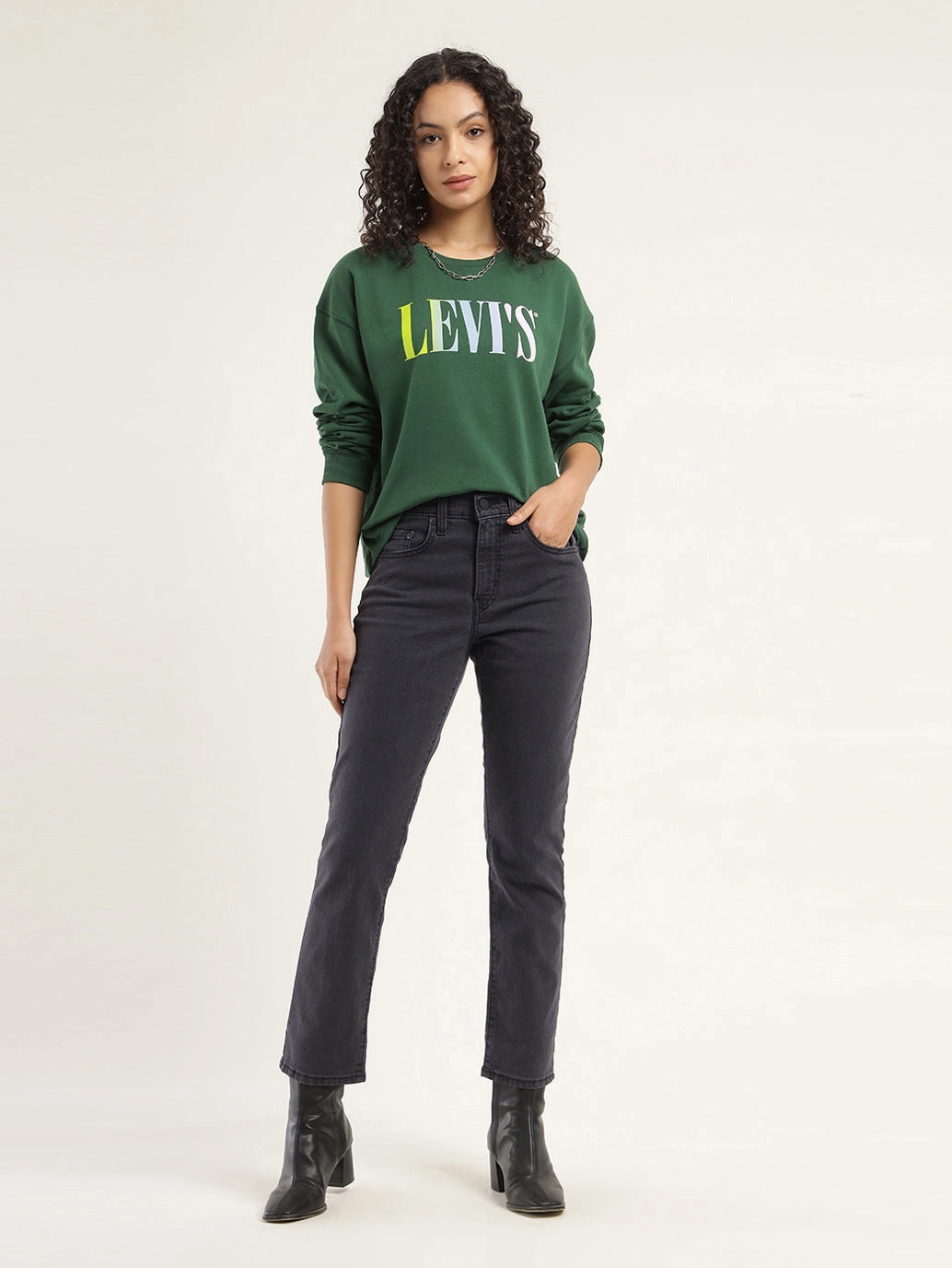 Street Routine Women's 710 Black Skinny Fit High Rise Jeans