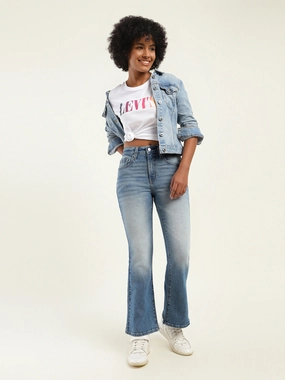 Durable piece Women's 710 Blue Skinny Fit High Rise Jeans