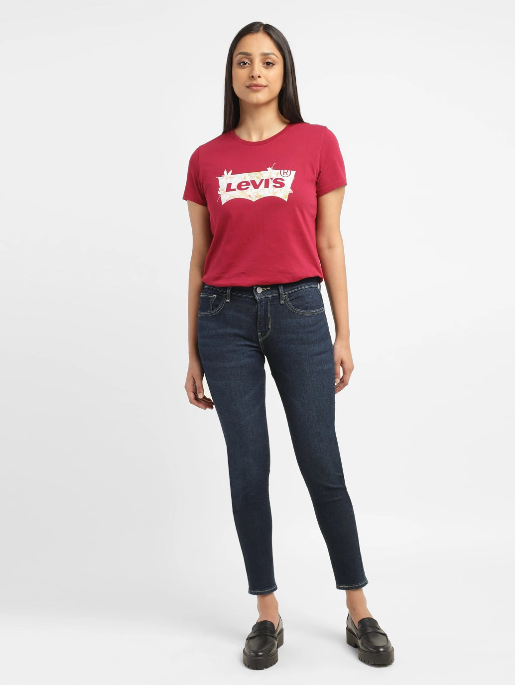 Women's 710 Blue Skinny Fit Mid Rise Jeans Teen Outfit Eco Friendly Travel Outfit Relaxed Style Work Ready Outdoor Enthusiast