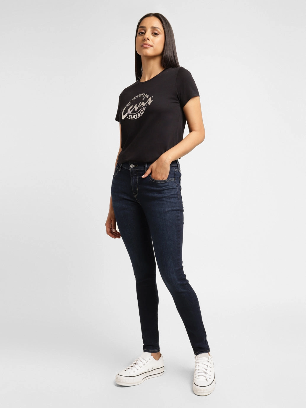 Traveler Gear Summer Vibes Fashion Lover Women's 710 Blue Skinny Fit Mid Rise Jeans