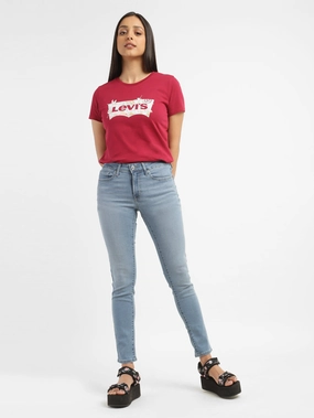 Balanced Wardrobe Flexible Comfort Women's 711 Blue Skinny Fit Mid Rise Jeans