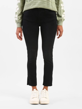 Women's 721 Black Skinny Fit High Rise Jeans Earthy Streetwear Fan Nature Lover Everyday Vibrant