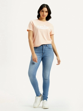 Must Have Wear Women's 721 Light Indigo Skinny Fit High Rise Jeans