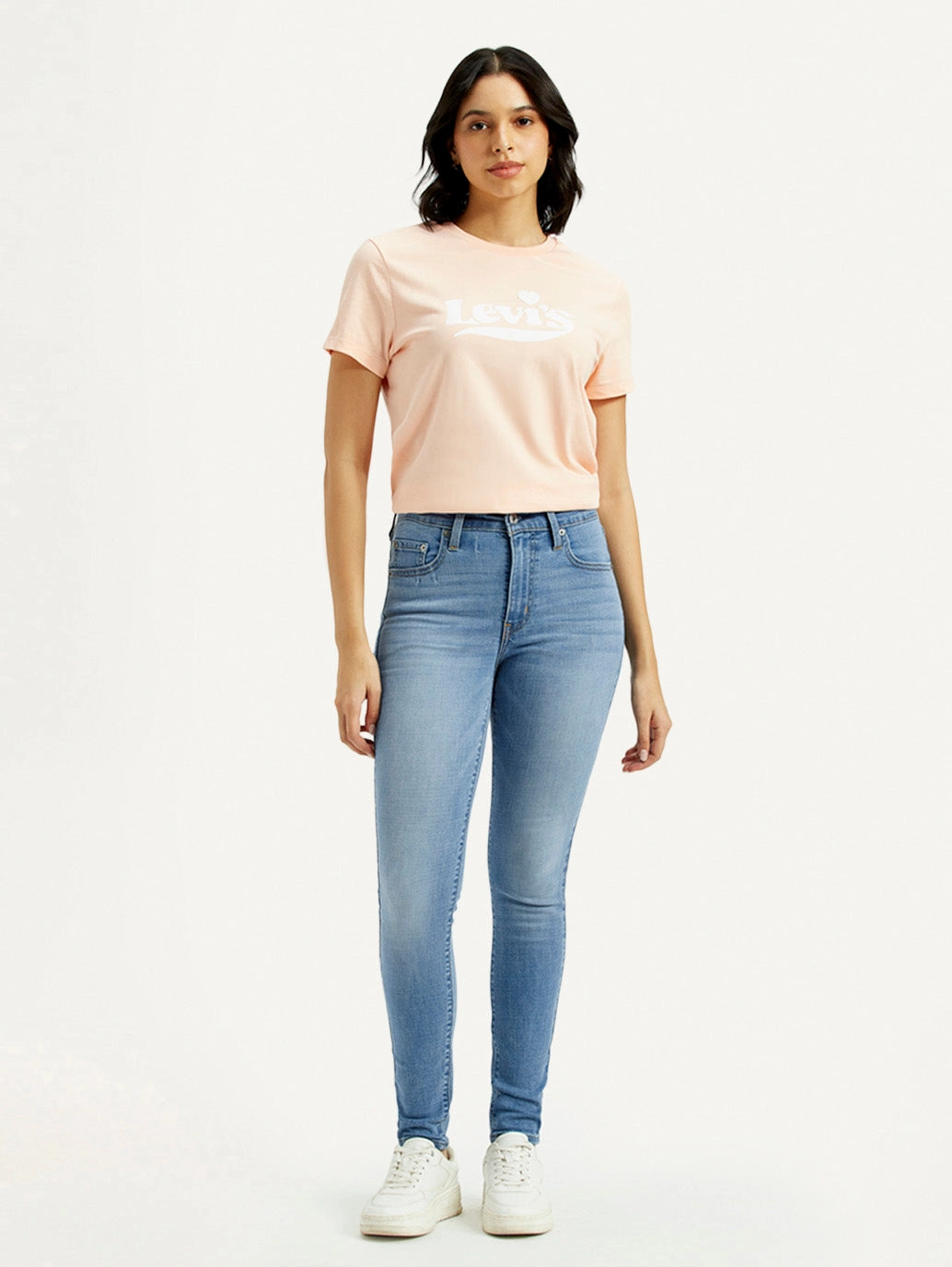 Women's 721 Light Indigo Skinny Fit High Rise Jeans Weekend Warrior Elegant