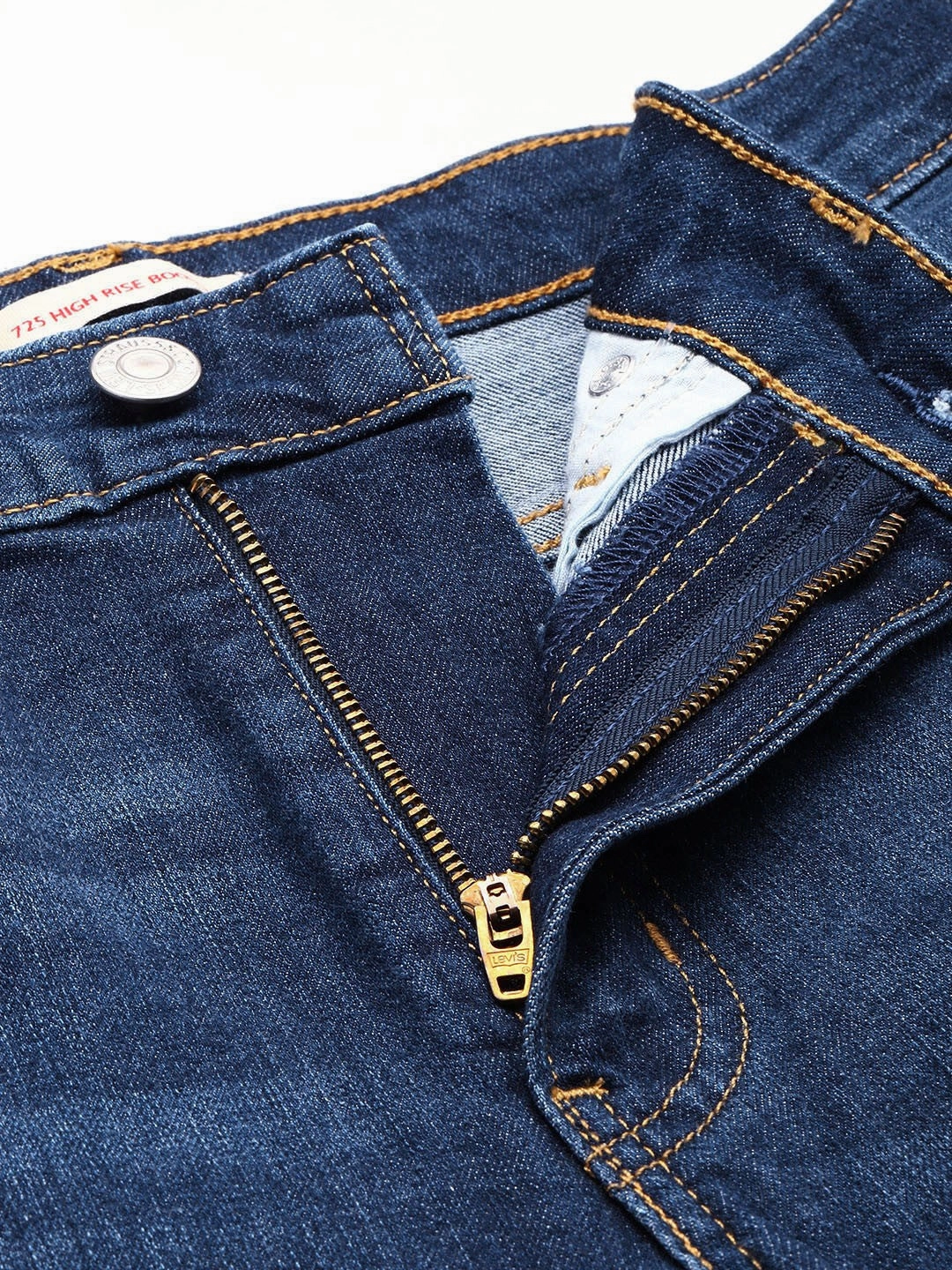 Women's 725 Blue Flared Fit High Rise Jeans City Walk Smart Casual