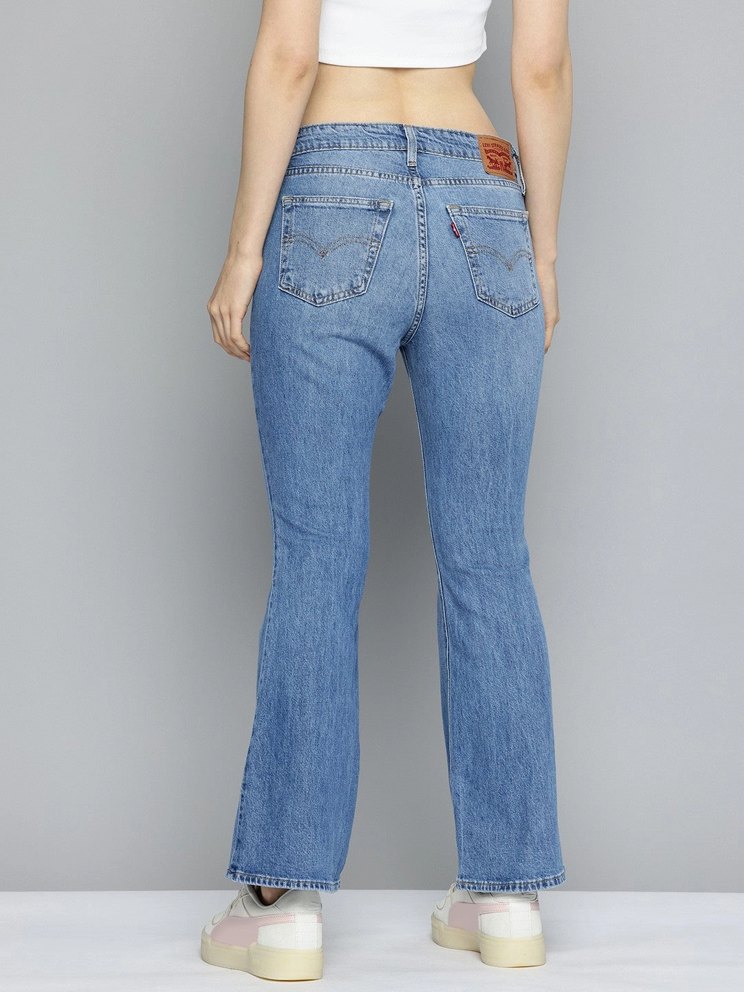 Fit Layer Women's 726 Blue Flared Fit High Rise Jeans