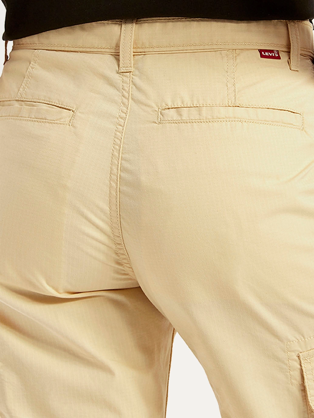 Women's Beige Cargo Trousers No Ride