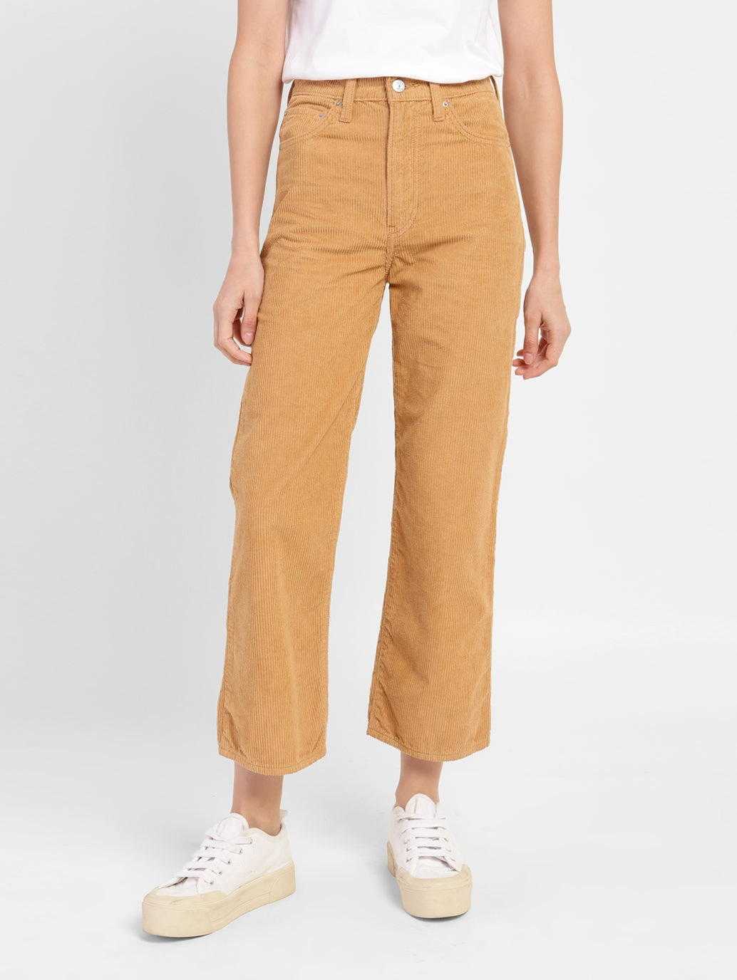 Women's High Rise Loose Fit Trousers Relaxed Fit Design