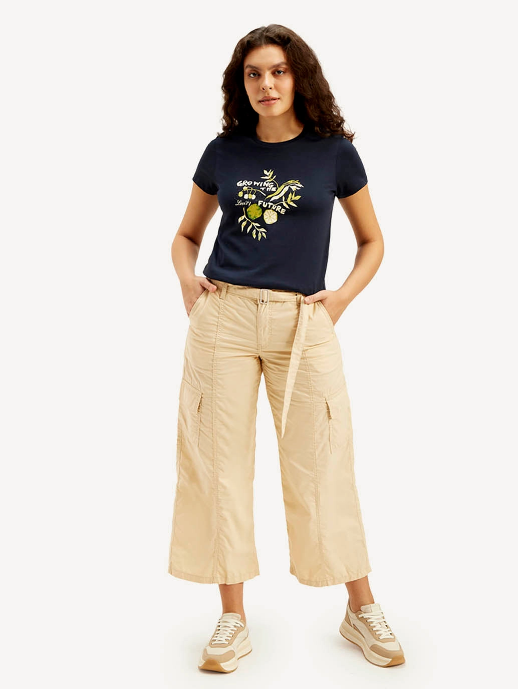 Chilly Day Comfort Women's Mid Rise Wideleg Trousers