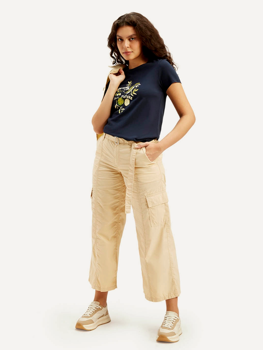 Effortless Layer Hypoallergenic fabric Women's Mid Rise Wideleg Trousers