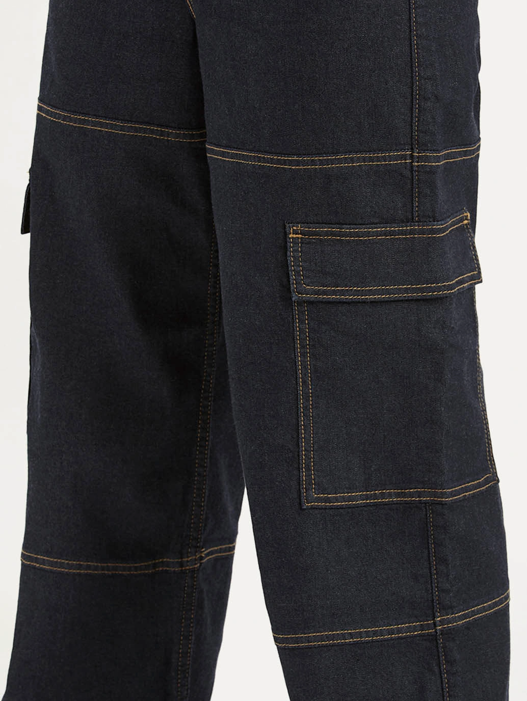 Women's Navy Blue Baggy Fit High Rise Jeans Trend Setter Sunny Vibes Classic Five Pocket Design