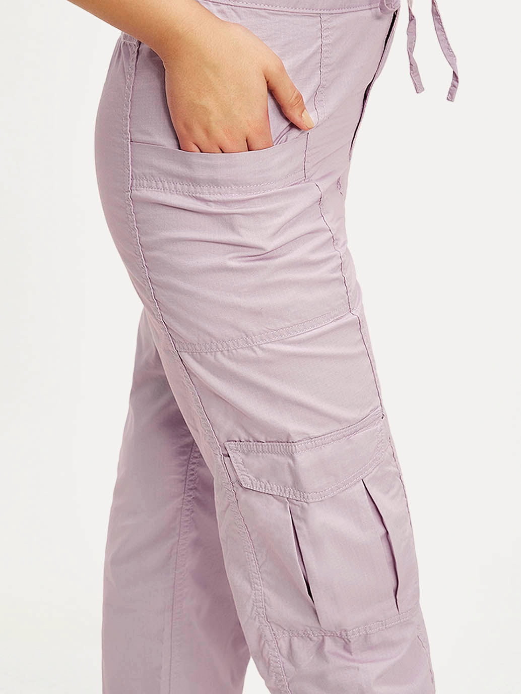 Women's Purple Loose Fit High Rise Jeans Outfit Mix