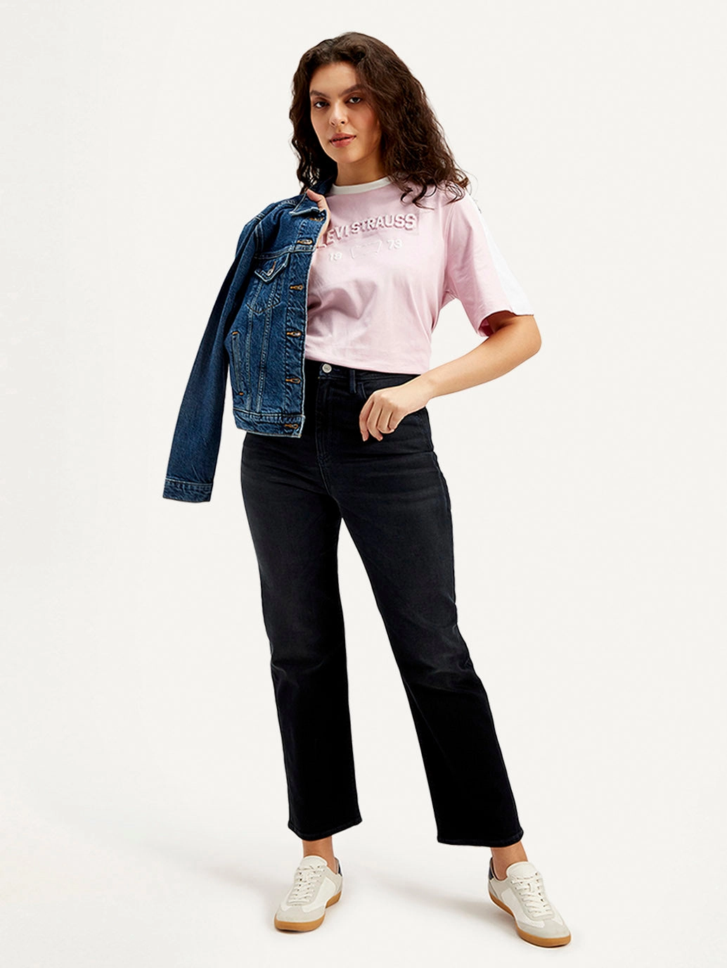 Outdoor Adventure Stylish Family Style Smooth zipper closure Women's Redloop Black Ribcage Straight Fit High Rise Jeans