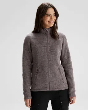 Women's Aikman Fleece Jacket - Quartz Marle Non Restrictive Fit