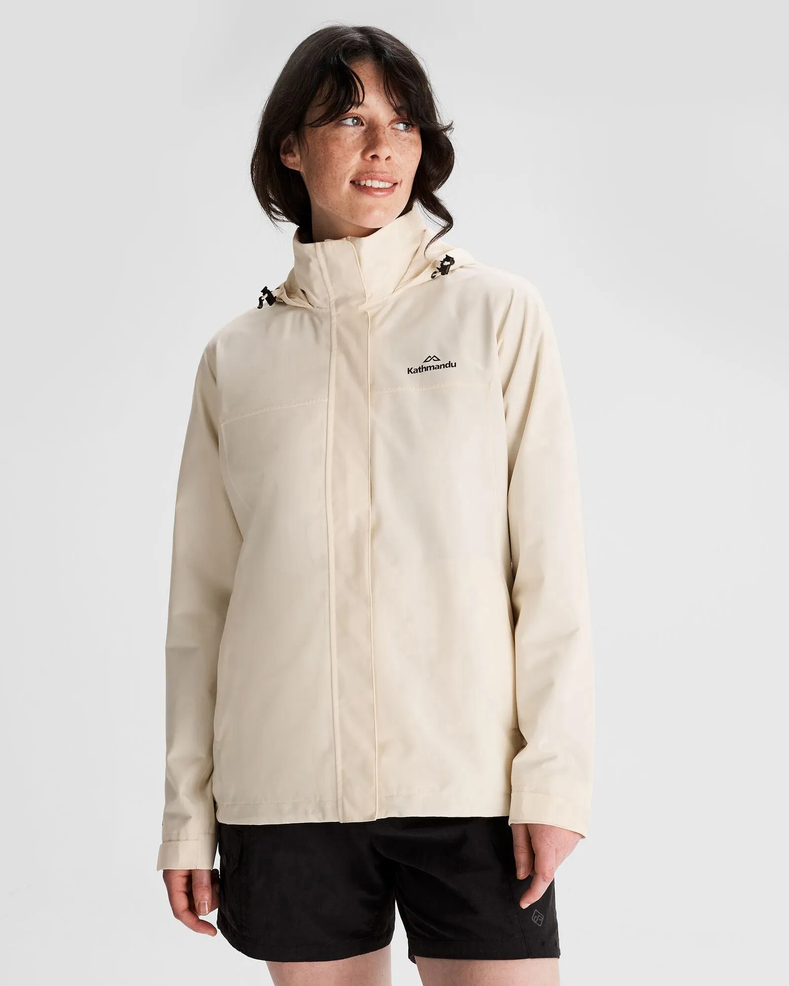 Sustainable Packaging Women's Andulo 2-layer Rain Jacket - Natural
