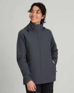 Women's Andulo 2-layer Rain Jacket - Night Layer Up Style WindResistant Coating