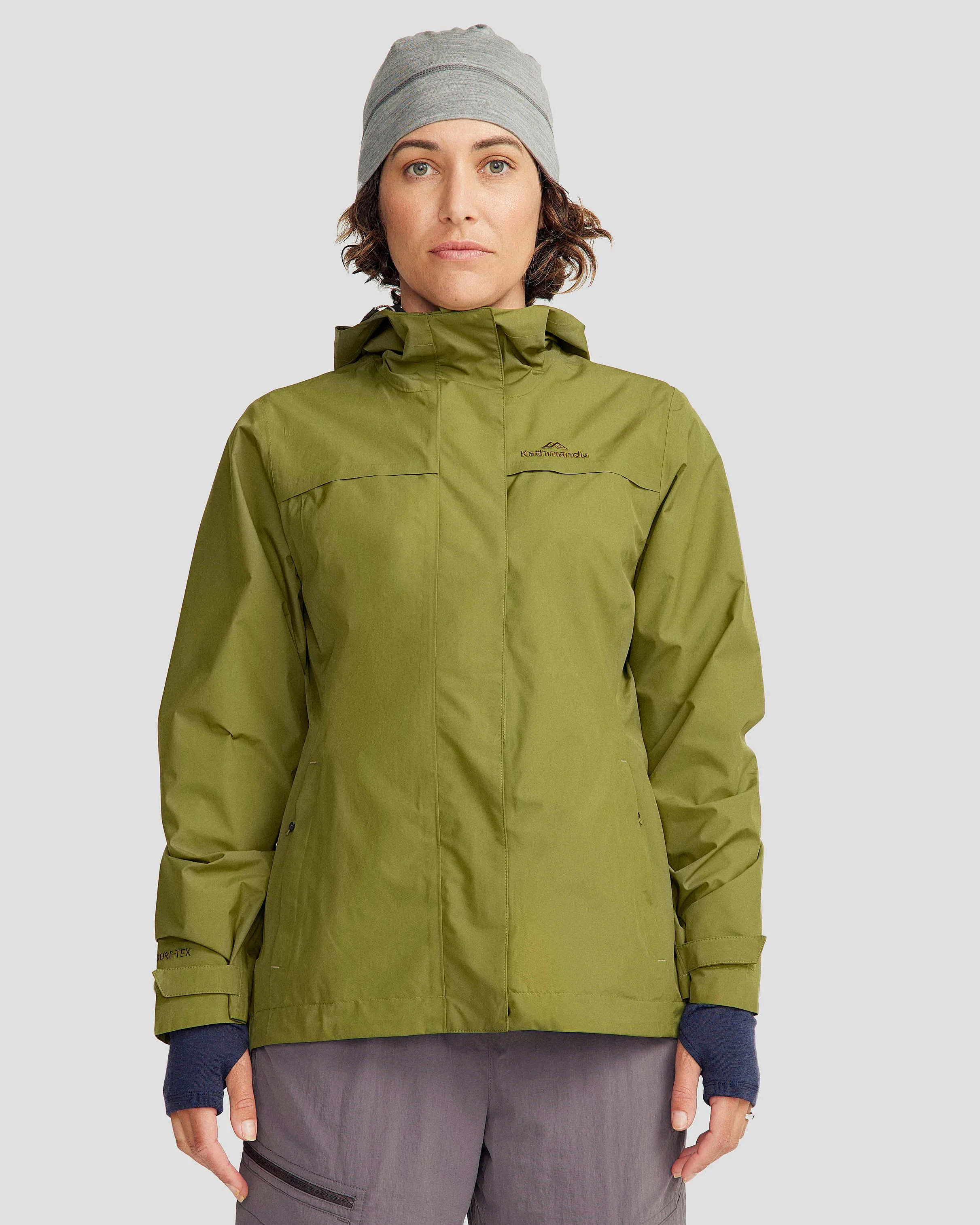 Compact Design Modular Attachments Women's Bealey 2L GORE-TEX? Rain Jacket - Dark Fern