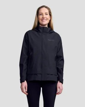 Women??s Citytrek 2L Rain Jacket - Black Stingray Wind Shield