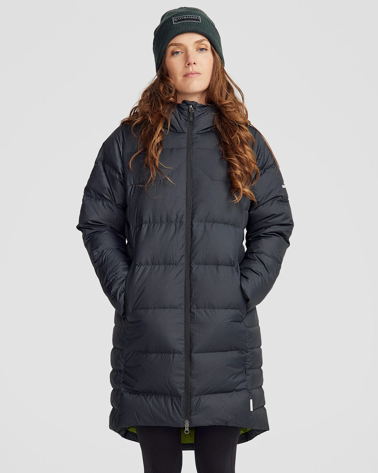 WaterRepellentFabric Flexible Shoulder Panels Women's Epiq Down Parka Jacket - Black