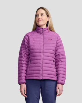 Women's Heli Down Jacket v4 - Washed Berry Weather Smart Look Windproof Design