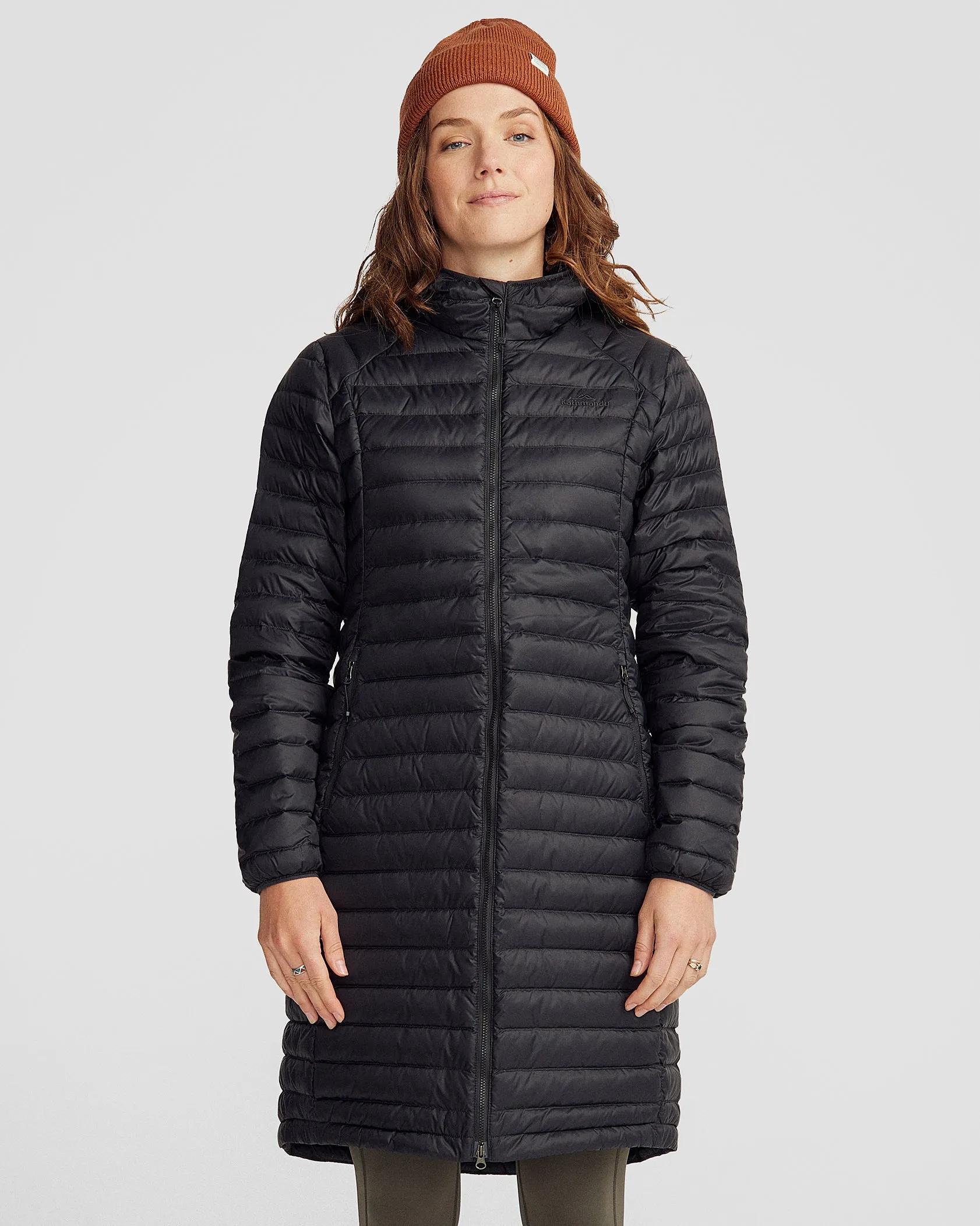 Mid Season Wear Women's Heli Down Parka Jacket - Black Stingray