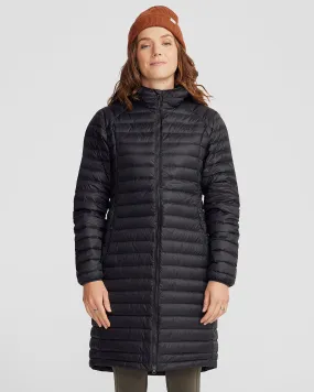 Mid Season Wear Women's Heli Down Parka Jacket - Black Stingray