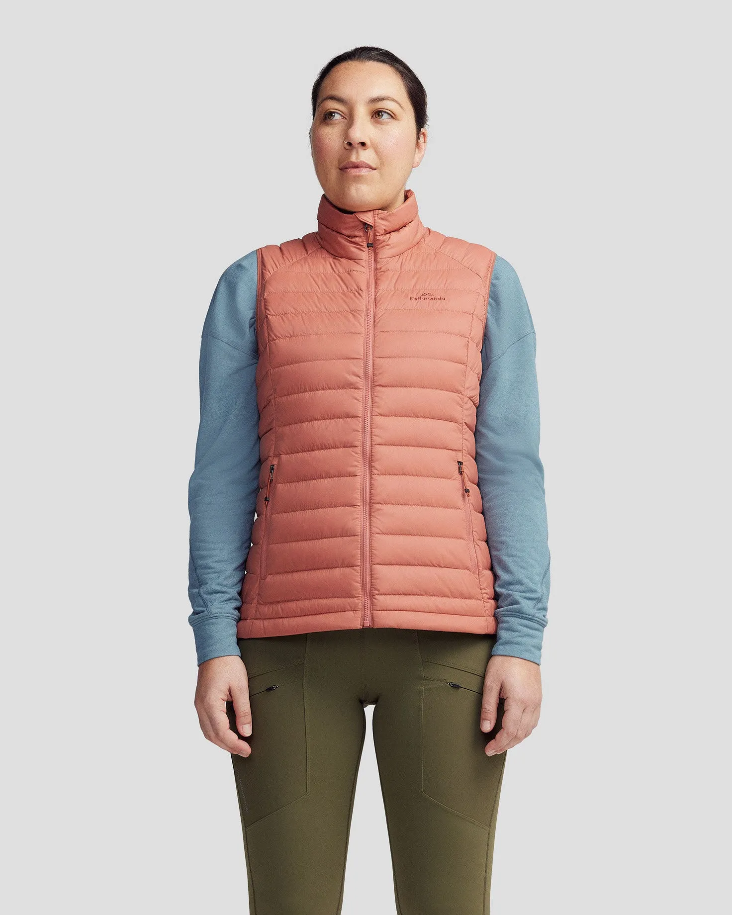 High End Look Women's Heli Down Vest v2 - Clay