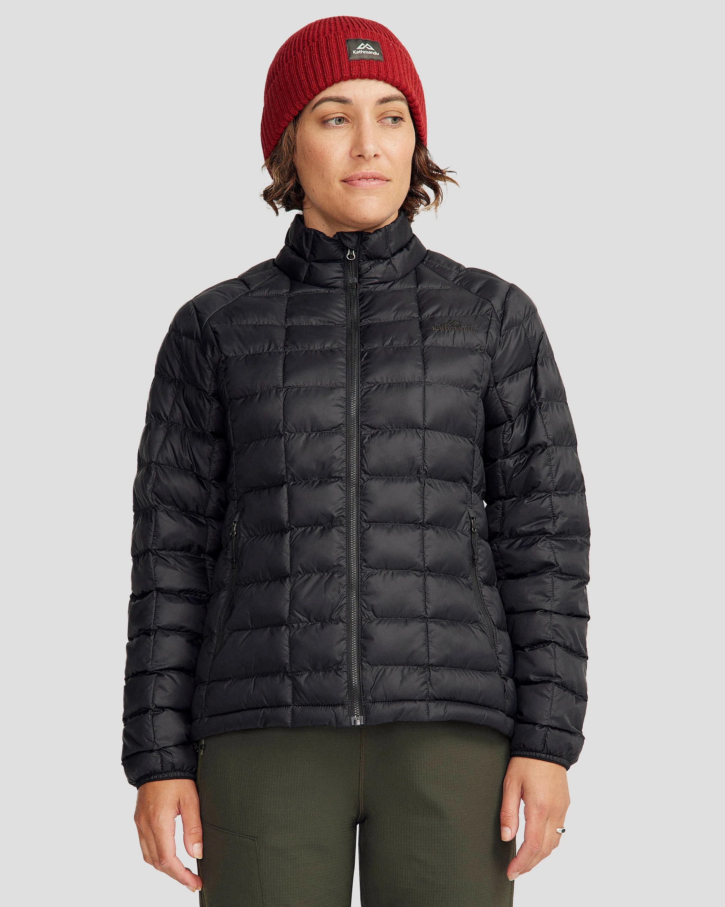 Double layer fabric Women's Heli Insulated Jacket - Black Stingray
