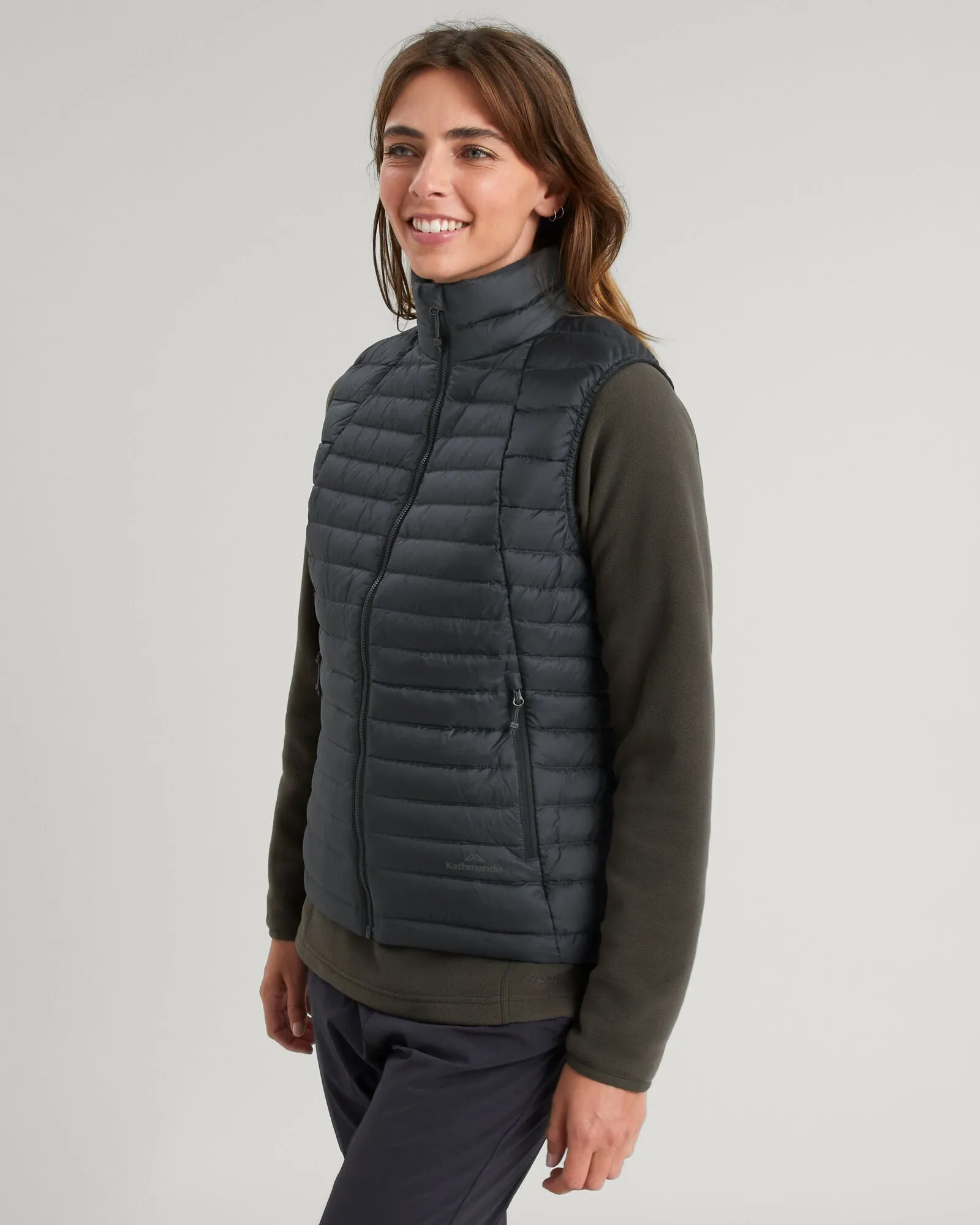 LightPadding Women's Heli R Down Vest - Black Stingray