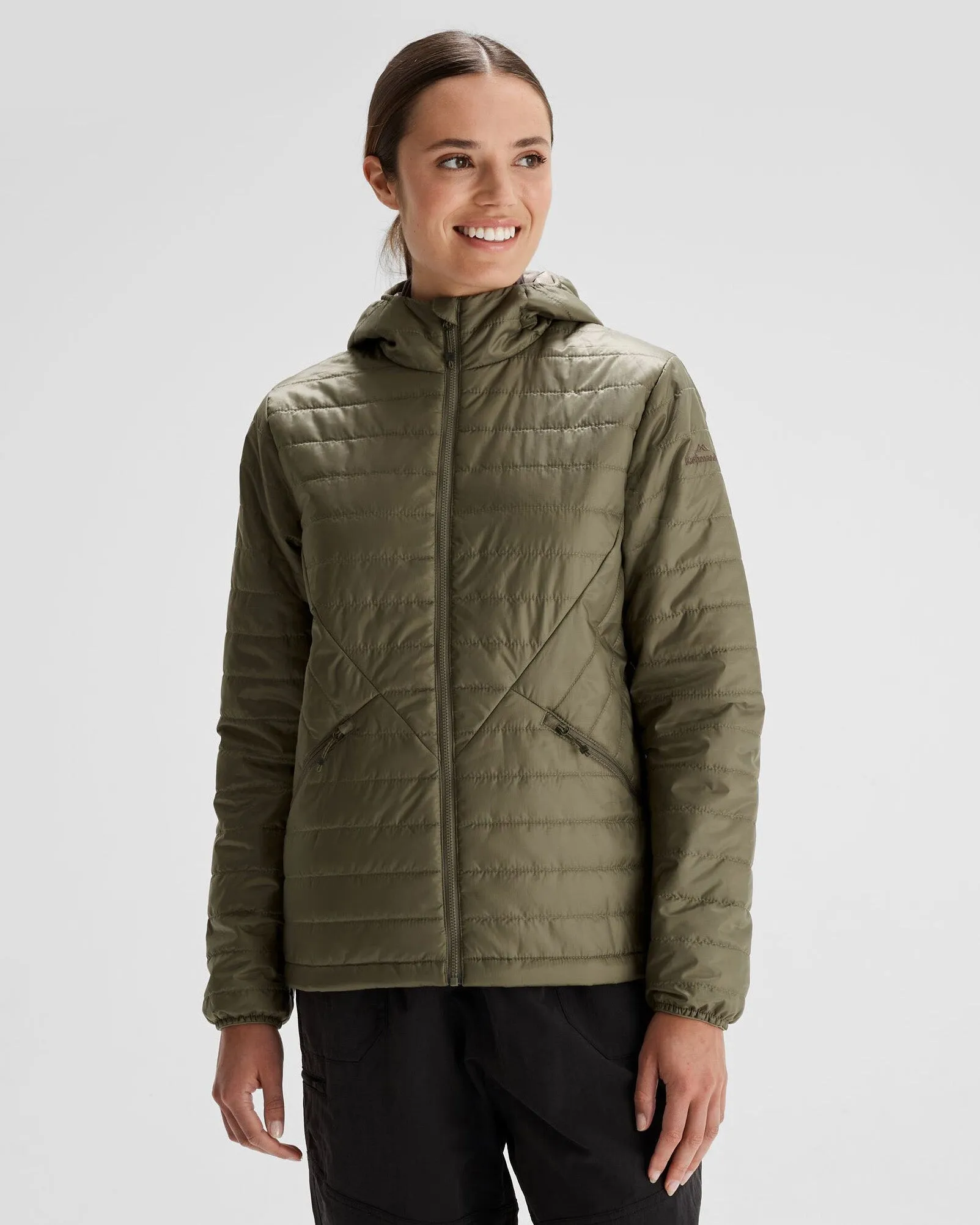 Heat Sealed Zippers Women's Heli R Insulated Hooded Jacket - Beech