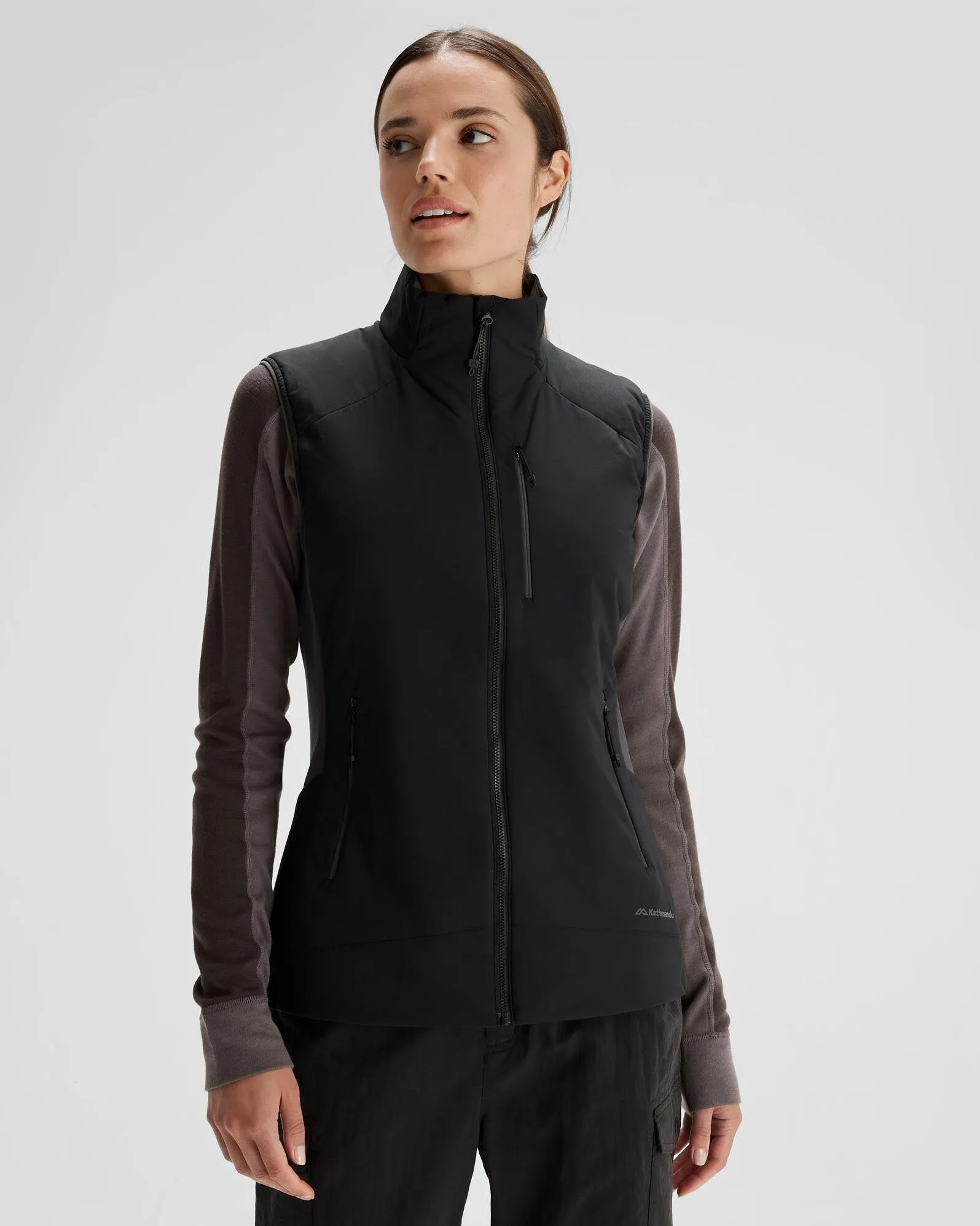 Women's Seeker PrimaLoft? Active Vest - Black Stingray Softshell Technology