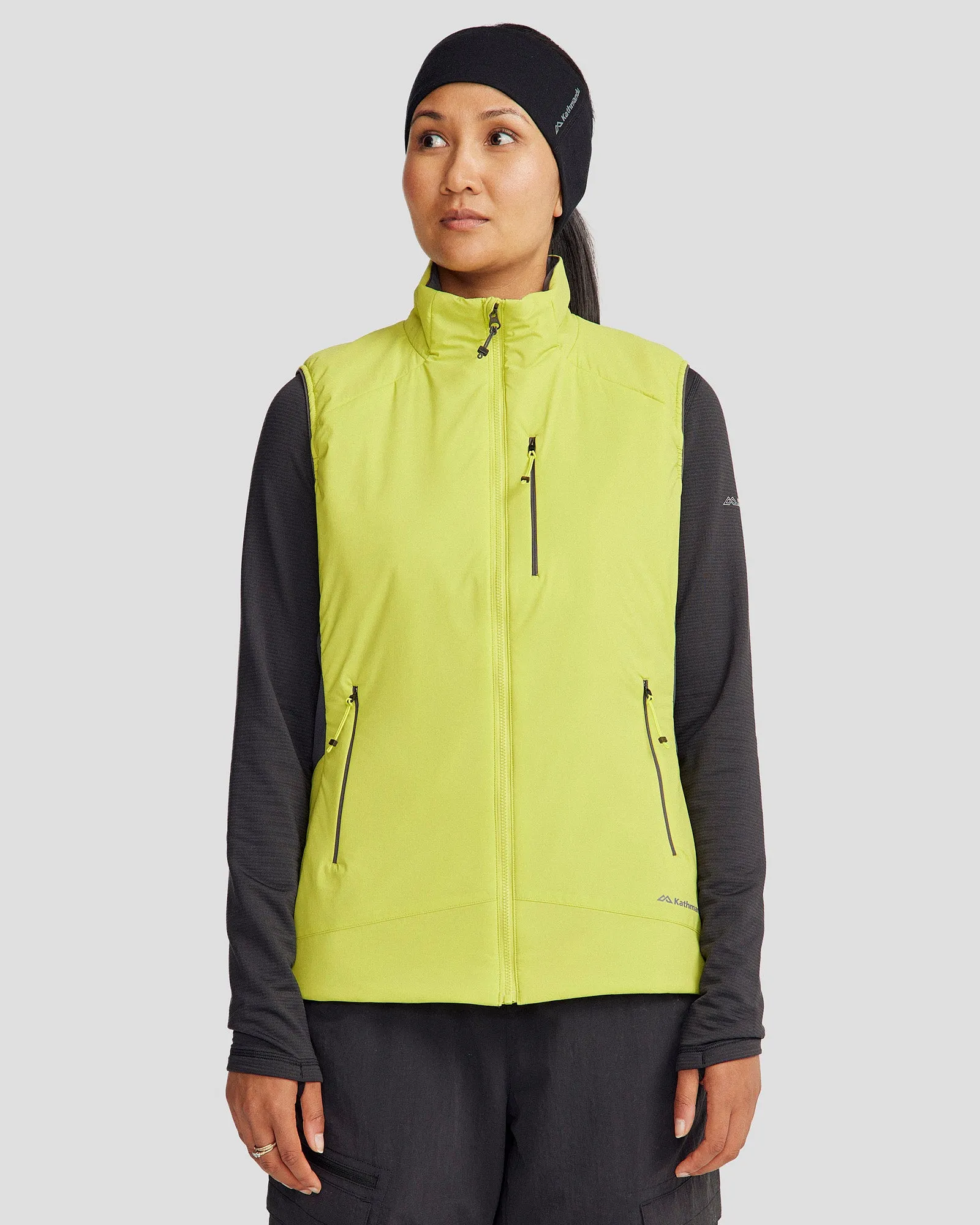 Noise Free Movement Women's Seeker PrimaLoft? Active Vest - Bright Moss