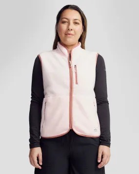 Women??s Trailhead Fleece Vest - Peachy Cool Tone