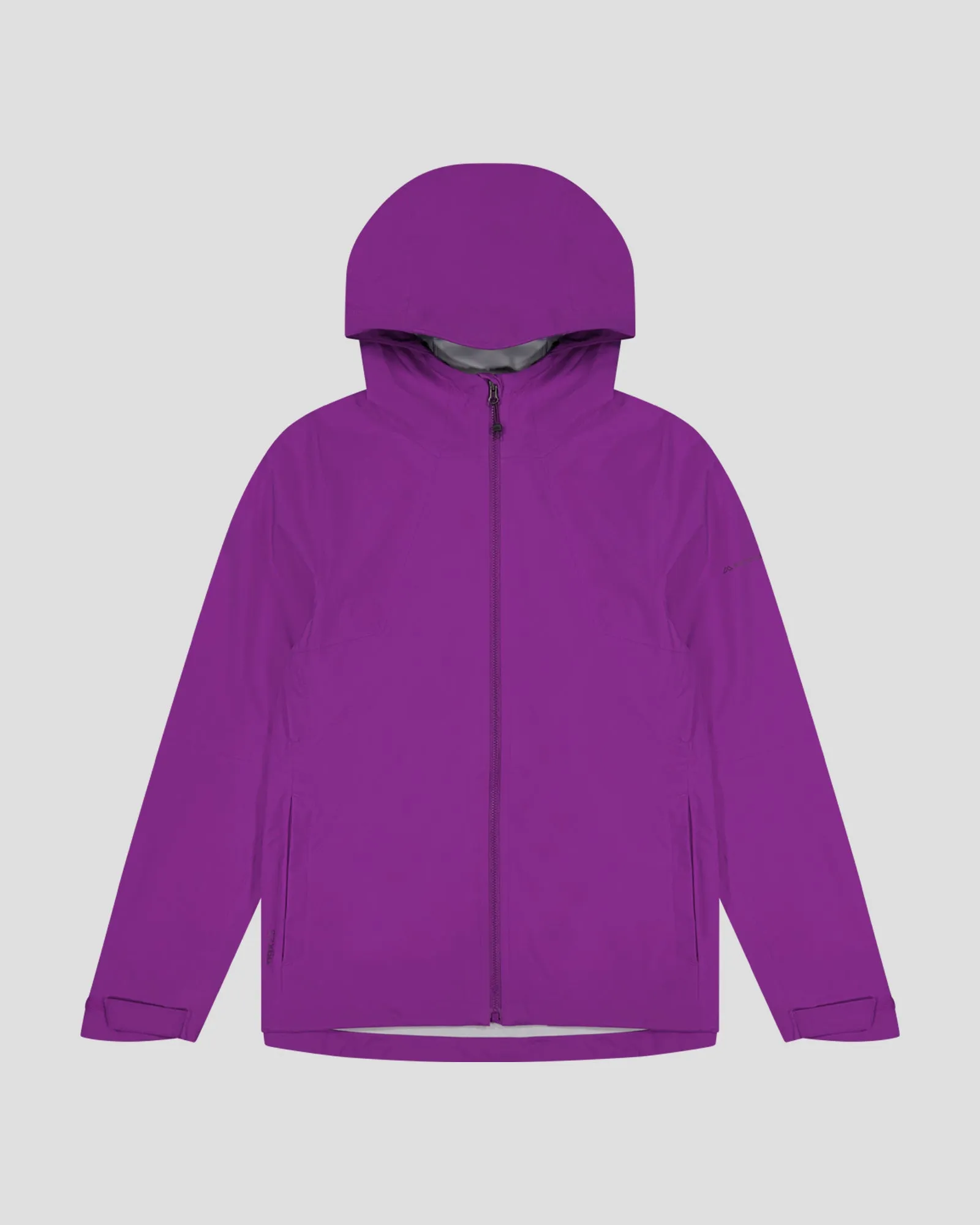 Shock Absorbent Padding Seam Sealed Technology Women's Trailhead Stretch 2.5-layer Rain Jacket - Vivid Purple