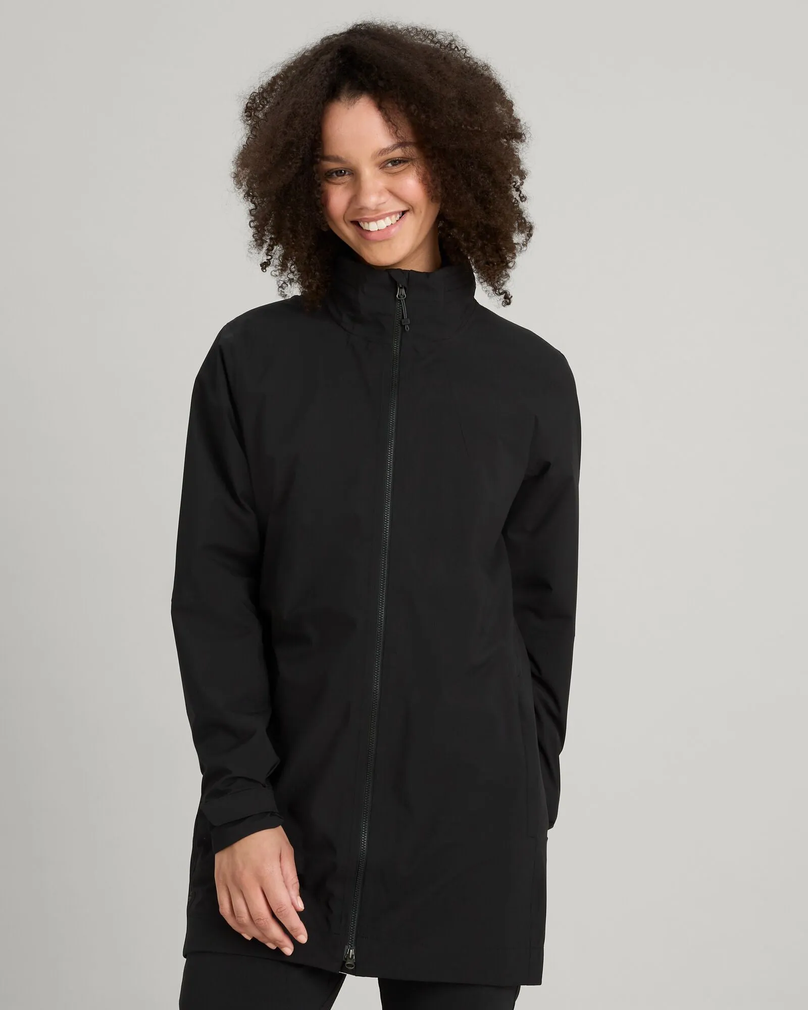 Women's Trailhead Stretch 2.5-layer Rain Parka - Black Stingray City Ready Style